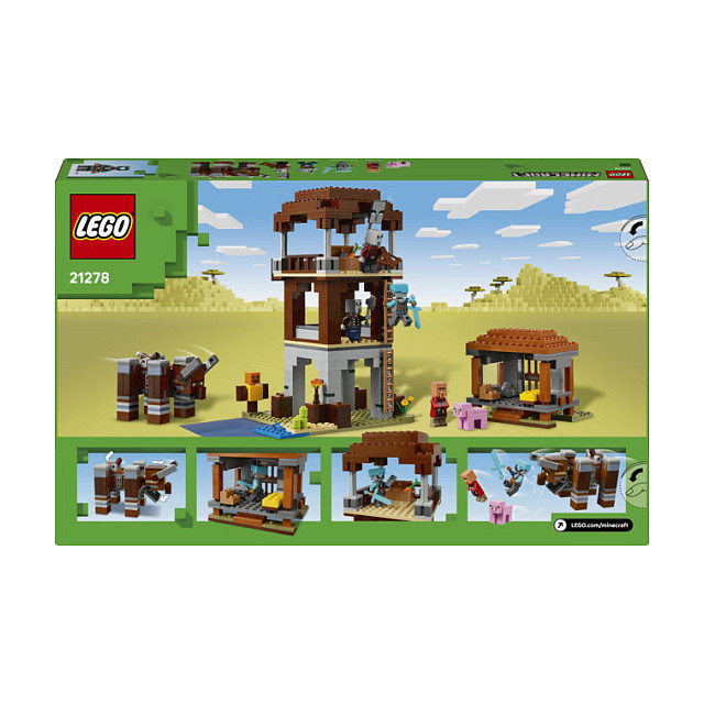 LEGO Minecraft El Puesto de Avanzada de los Saqueadores y el Devastador LEGO Minecraft El Puesto de Avanzada de los Saqueadores y el Devastador