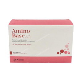 LCN Amino Base 30 Sobres Frutos Rojos Complemento Alimenticio