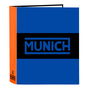 Carpeta de anillas Munich Submarine Azul eléctrico A4 27 x 33 x 6 cm