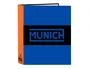 Safta Carpeta de 4 Anillas Munich Submarine Lomo Ancho Azul Eléctrico