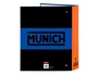 Safta Carpeta de 4 Anillas Munich Submarine Lomo Ancho Azul Eléctrico