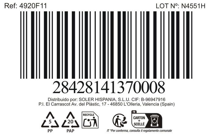 La Mediterranea Bol Alerre 900ml ø16x8.8cm