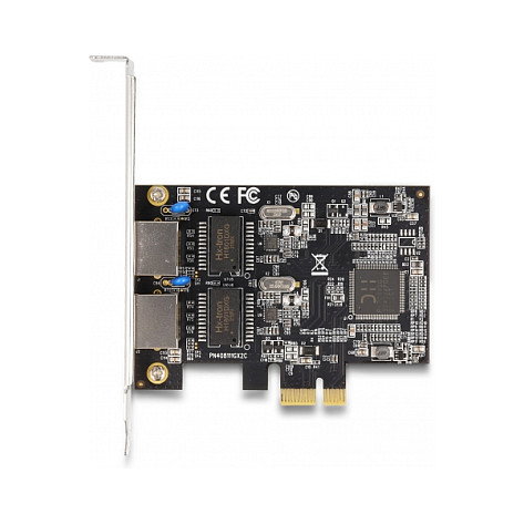 DeLOCK Tarjeta de Red PCI Express 2 Puertos Gigabit LAN RTL8111, Plata, para PC DeLOCK Tarjeta de Red PCI Express 2 Puertos Gigabit LAN RTL8111, Plata, para PC