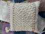 DKD Home Decor Cojín de Algodón y Yute 45x45 cm Hecho a Mano