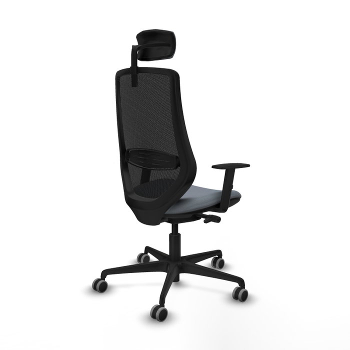 PIQUERAS Y CRESPO Silla de oficina Mardos Gris con mecanismo Sincro/Traslack