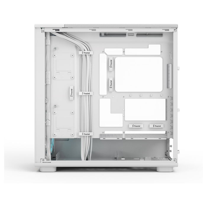 Fractal Design Epoch XL TG RGB White Clear Midi Torre PC ATX, Micro ATX, ITX, EATX, Acero, Ventana Lateral, Iluminación Multi Color