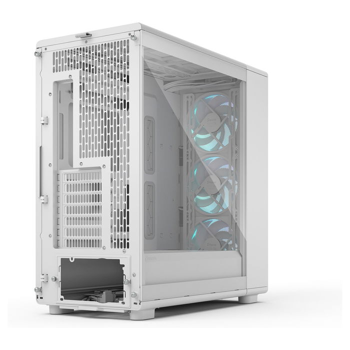 Fractal Design Epoch XL TG RGB White Clear Midi Torre PC ATX, Micro ATX, ITX, EATX, Acero, Ventana Lateral, Iluminación Multi Color