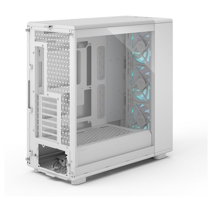 Fractal Design Epoch XL TG RGB White Clear Midi Torre PC ATX, Micro ATX, ITX, EATX, Acero, Ventana Lateral, Iluminación Multi Color