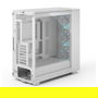 Fractal Design Epoch XL TG RGB White Clear Midi Torre PC ATX, Micro ATX, ITX, EATX, Acero, Ventana Lateral, Iluminación Multi Color