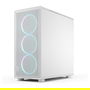 Fractal Design Epoch XL TG RGB White Clear Midi Torre PC ATX, Micro ATX, ITX, EATX, Acero, Ventana Lateral, Iluminación Multi Color