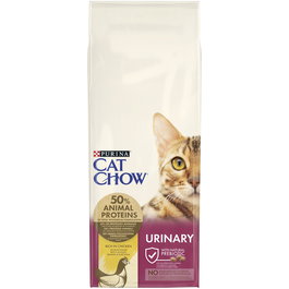 Cat Chow Pienso Urinary UTH para Gatos Adultos con Pollo, 15kg