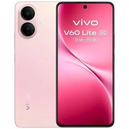 Vivo V60 Lite 5G Smartphone 12GB RAM 512GB Almacenamiento 6.77" AMOLED 5G Carga 90W Rosa Vivo V60 Lite 5G Smartphone 12GB RAM 512GB Almacenamiento 6.77" AMOLED 5G Carga 90W Rosa