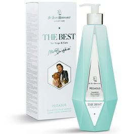 Iv San Bernard Champú Pegasus 550ml para Perros y Gatos de Pelo Largo con Extracto de Malva