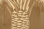 DKD Home Decor Set de 3 Cuadros Grabados de Palmera en Pino