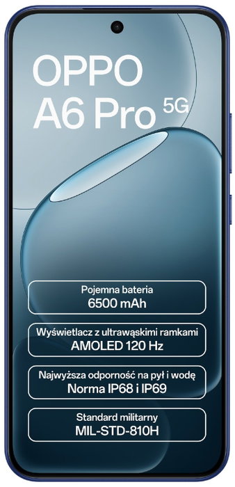 OPPO A6 Pro 5G 256 GB 8 GB RAM Azul