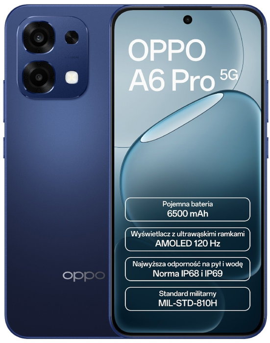 OPPO A6 Pro 5G 256 GB 8 GB RAM Azul