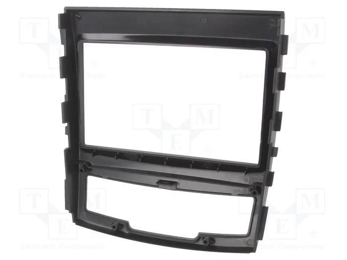 ACV Bastidor de montaje de radio 2 DIN para SsangYong Korando 2010-2013, negro ACV Bastidor de montaje de radio 2 DIN para SsangYong Korando 2010-2013, negro