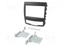 ACV Bastidor de montaje de radio 2 DIN para SsangYong Korando 2010-2013, negro