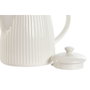 DKD Home Decor Tetera de Porcelana Blanca 1L