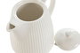DKD Home Decor Tetera de Porcelana Blanca 1L