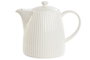 DKD Home Decor Tetera de Porcelana Blanca 1L