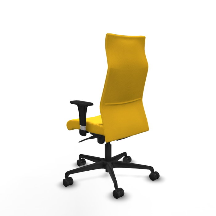 PIQUERAS Y CRESPO Sillón Albacete Amarillo con Mecanismo Sincro PIQUERAS Y CRESPO Sillón Albacete Amarillo con Mecanismo Sincro