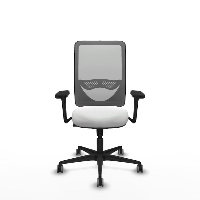 PIQUERAS Y CRESPO Silla de oficina Zulema con mecanismo Sincro, Brazos 3D y Malla Gris PIQUERAS Y CRESPO Silla de oficina Zulema con mecanismo Sincro, Brazos 3D y Malla Gris