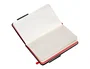 Antartik Cuaderno A6 Tapa Dura Hojas Cuadriculadas Negro y Rojo 100 Hojas 80 gr FSC