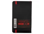 Antartik Cuaderno A6 Tapa Dura Hojas Cuadriculadas Negro y Rojo 100 Hojas 80 gr FSC