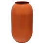 DKD Home Decor Jarrón de Hierro Lacado Terracota 40x40x70 cm