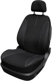 XLCOVER Funda para Asiento de Coche Universal Negra Compatible con Airbag 3 Piezas