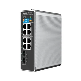 Ruijie Networks RG-NIS2100-8GT2SFP-HP Switch Industrial Gestionado L2 con PoE