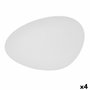 Bidasoa Bandeja Irregular Porcelana Fosil (4 Unidades)