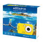 Easypix Aquapix W2024 Splash Amarillo - Cámara Acuática HD Res. 1280 x 720, 16 MP CMOS, 8x Zoom, Pantalla LCD 2.4", Resistente al Agua 3m, Incl. Batería y Correa