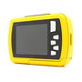Easypix Aquapix W2024 Splash Amarillo - Cámara Acuática HD Res. 1280 x 720, 16 MP CMOS, 8x Zoom, Pantalla LCD 2.4", Resistente al Agua 3m, Incl. Batería y Correa