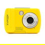 Easypix Aquapix W2024 Splash Amarillo - Cámara Acuática HD Res. 1280 x 720, 16 MP CMOS, 8x Zoom, Pantalla LCD 2.4", Resistente al Agua 3m, Incl. Batería y Correa