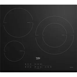 Beko Placa de Inducción HII63200MTB 3 fuegos 58x51 cm