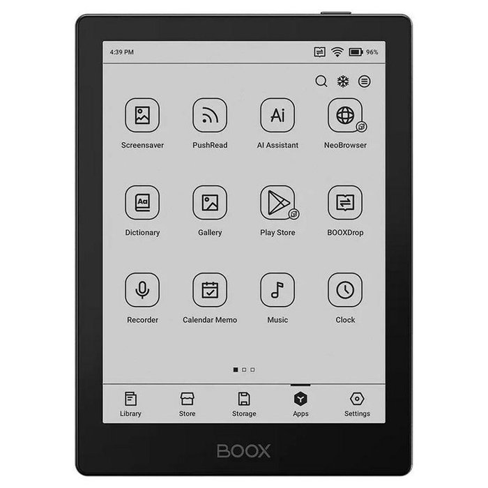 Ebook onyx boox go 6" carta 1300 32gb wi-fi black
