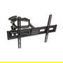 VALUE 17.99.1211 Soporte TV Pared Giratorio Inclinable 37 a 80 Pulgadas hasta 45 Kg Negro para VESA 200x200-400x400 mm