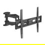 VALUE 17.99.1211 Soporte TV Pared Giratorio Inclinable 37 a 80 Pulgadas hasta 45 Kg Negro para VESA 200x200-400x400 mm