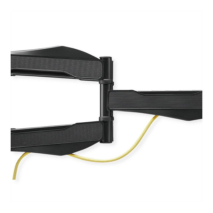 VALUE 17.99.1211 Soporte TV Pared Giratorio Inclinable 37 a 80 Pulgadas hasta 45 Kg Negro para VESA 200x200-400x400 mm