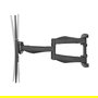 VALUE 17.99.1211 Soporte TV Pared Giratorio Inclinable 37 a 80 Pulgadas hasta 45 Kg Negro para VESA 200x200-400x400 mm