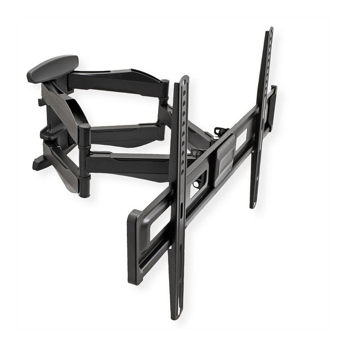 VALUE 17.99.1211 Soporte TV Pared Giratorio Inclinable 37 a 80 Pulgadas hasta 45 Kg Negro para VESA 200x200-400x400 mm