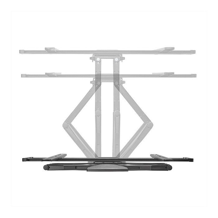 VALUE 17.99.1211 Soporte TV Pared Giratorio Inclinable 37 a 80 Pulgadas hasta 45 Kg Negro para VESA 200x200-400x400 mm