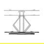 VALUE 17.99.1211 Soporte TV Pared Giratorio Inclinable 37 a 80 Pulgadas hasta 45 Kg Negro para VESA 200x200-400x400 mm