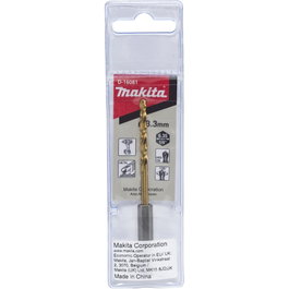 Makita Broca para metal HSS TiN 3,3 mm x 85 mm