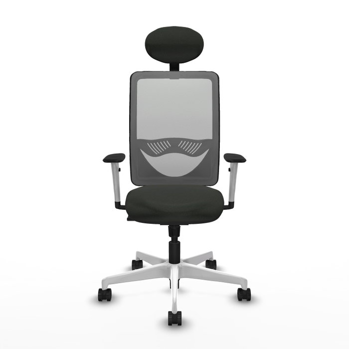 PIQUERAS Y CRESPO Silla de oficina Zulema con mecanismo Sincro, Negro y Gris PIQUERAS Y CRESPO Silla de oficina Zulema con mecanismo Sincro, Negro y Gris