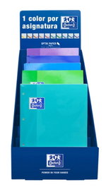 OXFORD Recambio Exp 25 A4 80 Hojas 90g Cuadrícula 5x5mm Colores Fríos