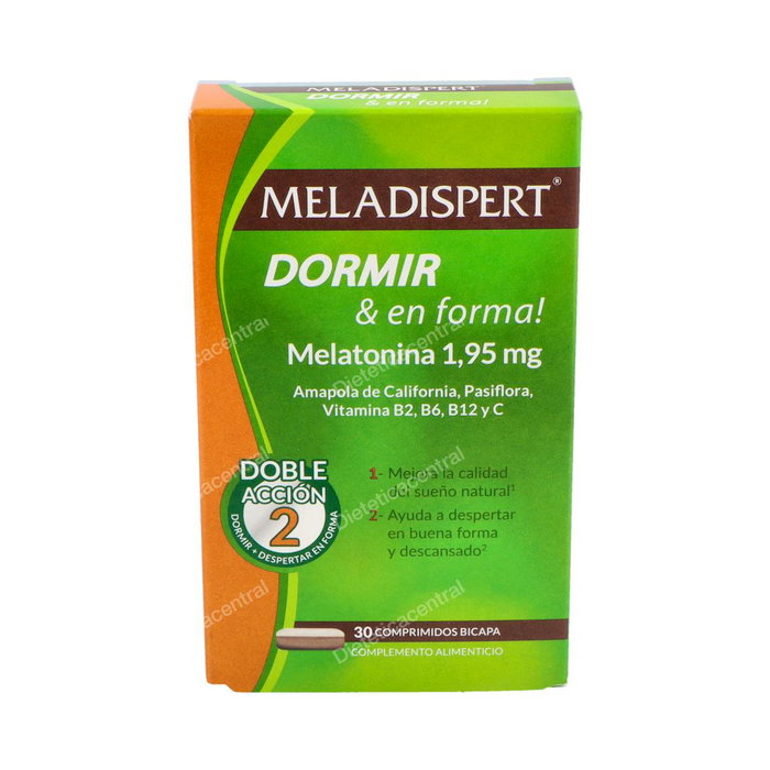 MELADISPERT Dormir y En Forma 30 Comprimidos