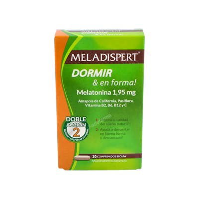 MELADISPERT Dormir y En Forma 30 Comprimidos